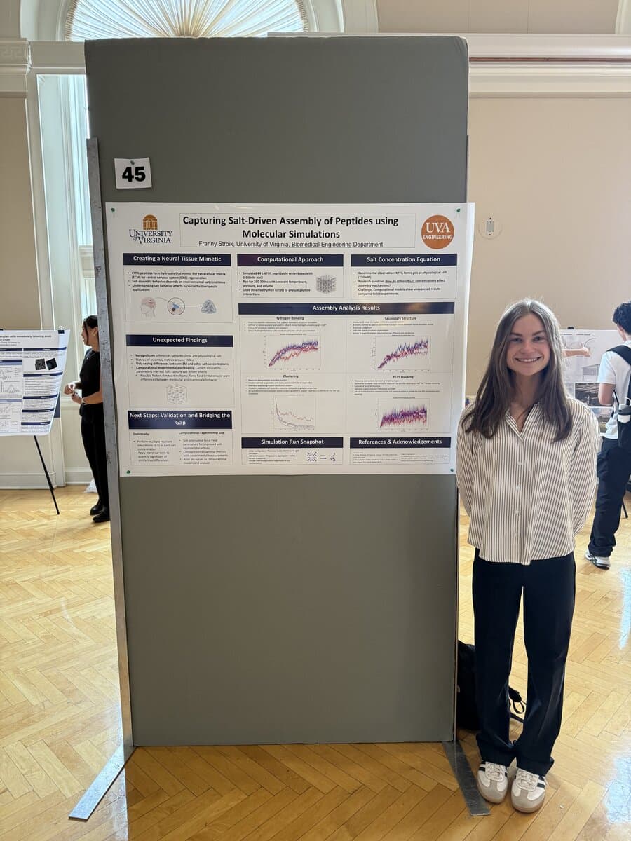 Molecular dynamics research poster presentation